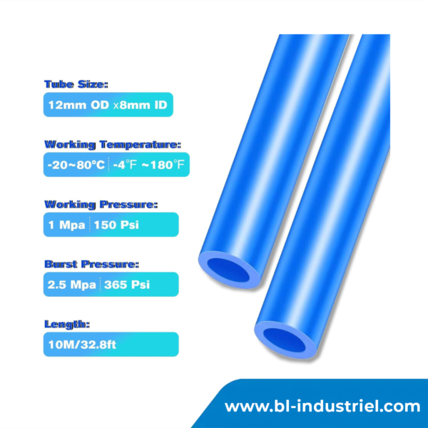 Tuyau tube pneumatique 12MM – Image 3