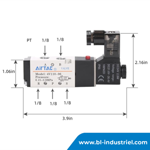 Distributeur Pneumatique 4V110 -06 – Image 2