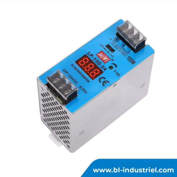 Alimentation électrique sur RAIL 24V 150W LP-150-24 – Image 2